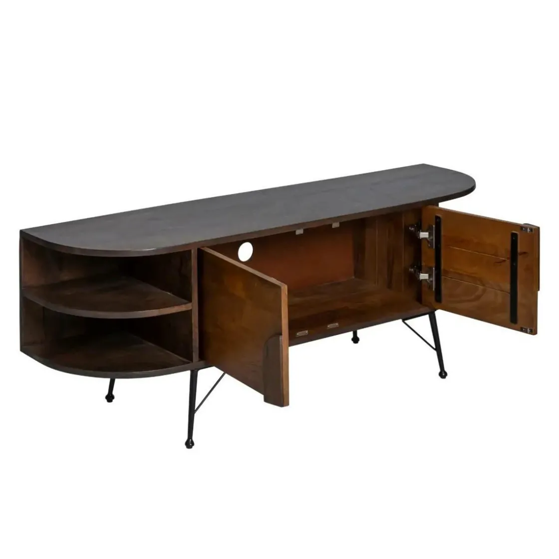 Made in Meubles Meuble Tv<Meuble TV en bois d'acacia Juno