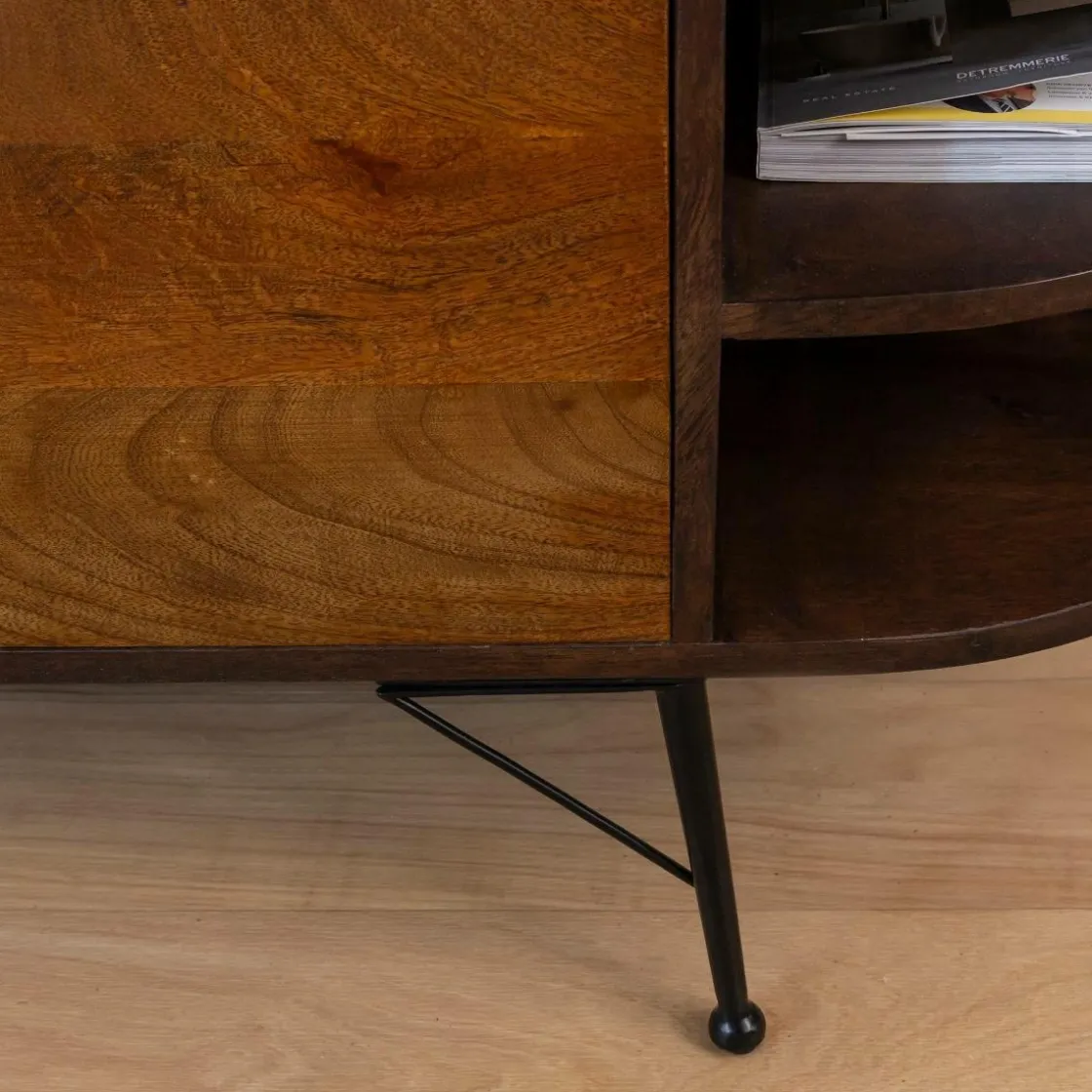 Made in Meubles Meuble Tv<Meuble TV en bois d'acacia Juno