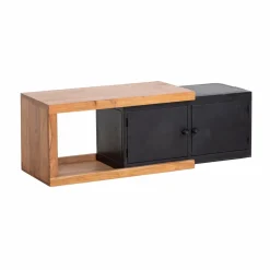 Made in Meubles Meuble Tv<Meuble TV en bois d'acacia Emilio