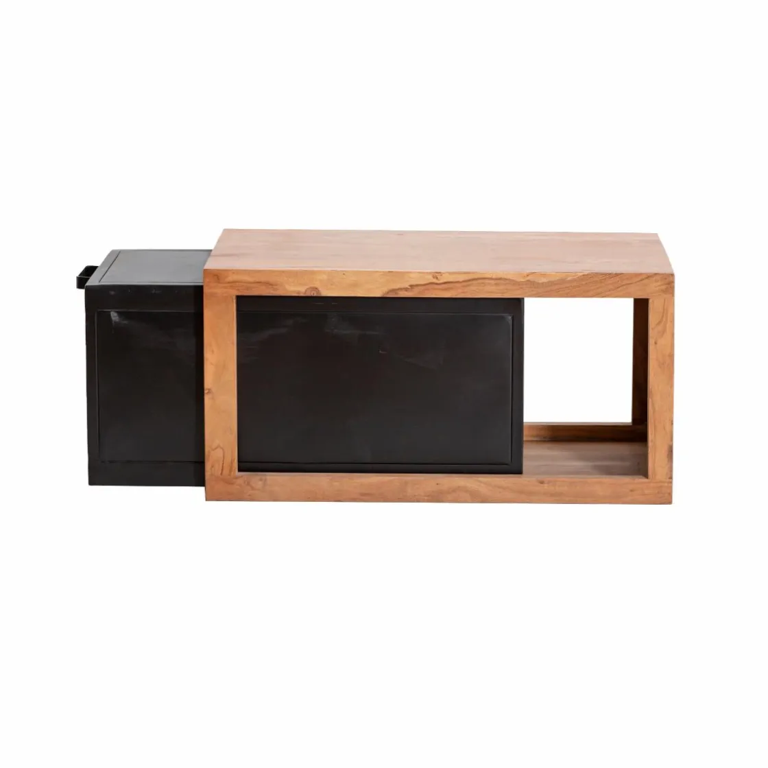 Made in Meubles Meuble Tv<Meuble TV en bois d'acacia Emilio