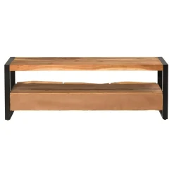 Made in Meubles Meuble Tv<Meuble TV en bois d'acacia 3 tiroirs Tree