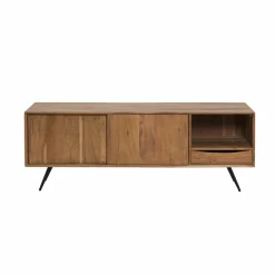 Made in Meubles Meuble Tv<Meuble TV en bois d'acacia Sara