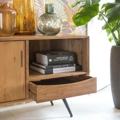 Made in Meubles Meuble Tv<Meuble TV en bois d'acacia Sara