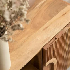 Made in Meubles Meuble Tv<Meuble TV en bois d'acacia Tilio