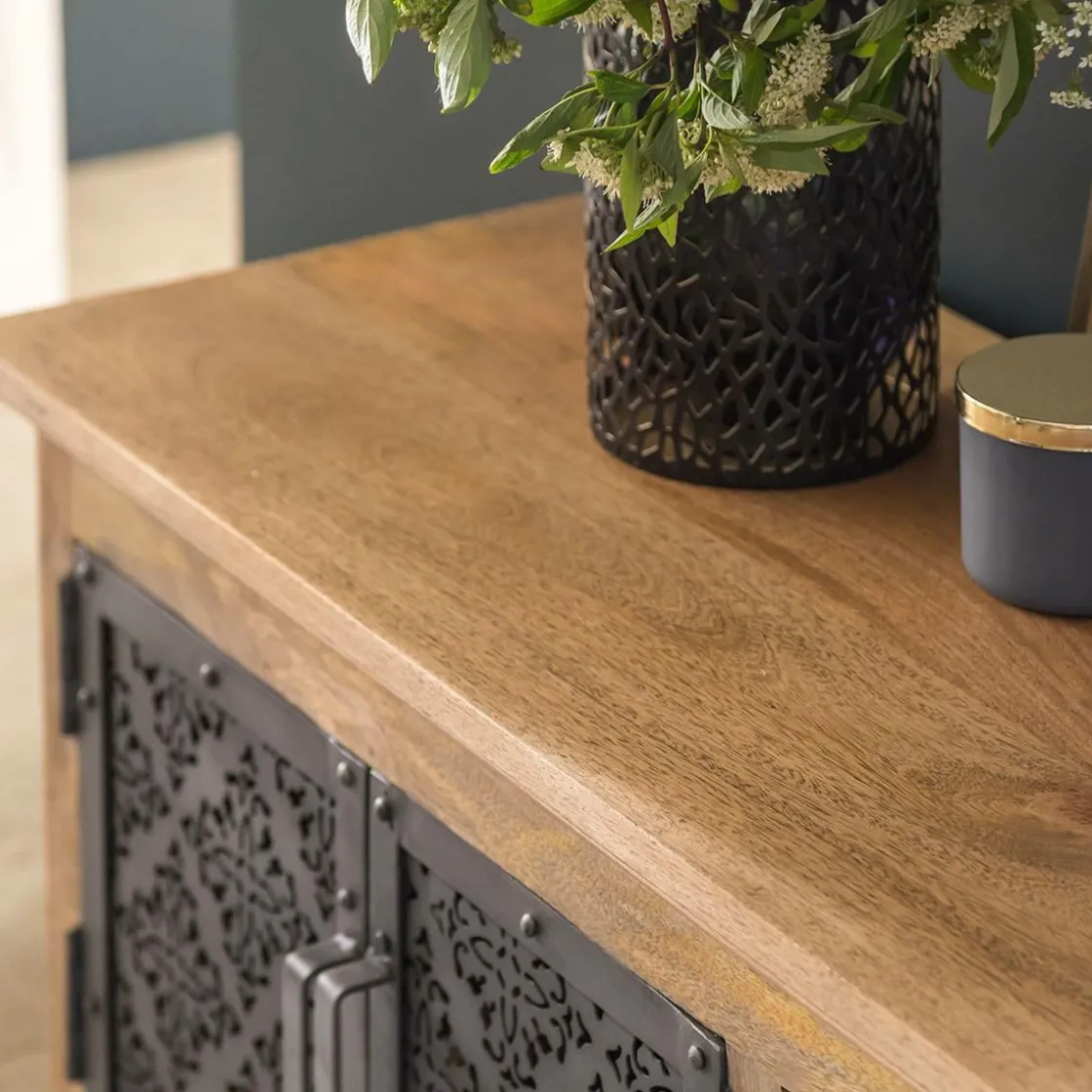 Made in Meubles Meuble Tv<Meuble TV en bois de manguier Sahara