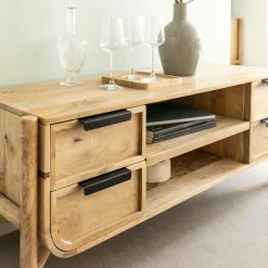 Made in Meubles Meuble Tv<Meuble TV en bois de manguier Nova