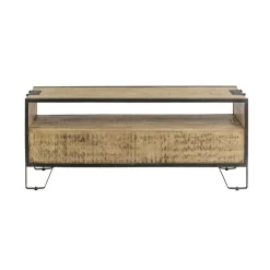 Made in Meubles Meuble Tv<Meuble TV en bois de manguier 3 tiroirs Wood