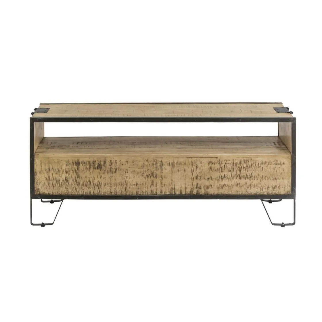 Made in Meubles Meuble Tv<Meuble TV en bois de manguier 3 tiroirs Wood