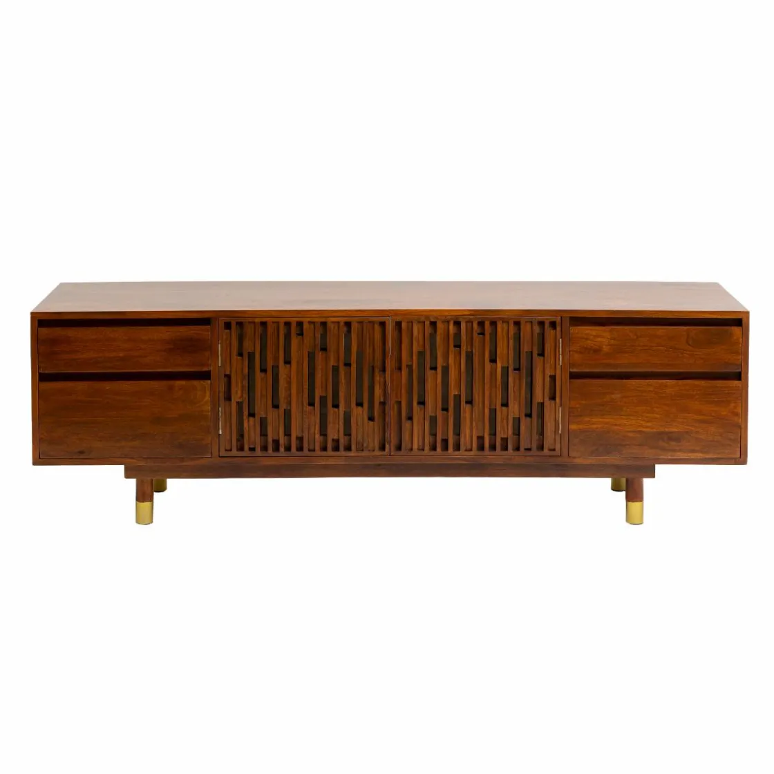 Made in Meubles Meuble Tv<Meuble TV en bois de manguier Xabi