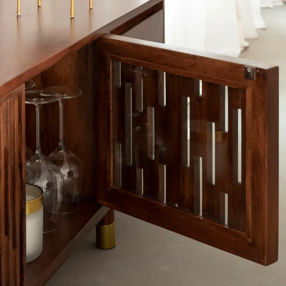 Made in Meubles Meuble Tv<Meuble TV en bois de manguier Xabi