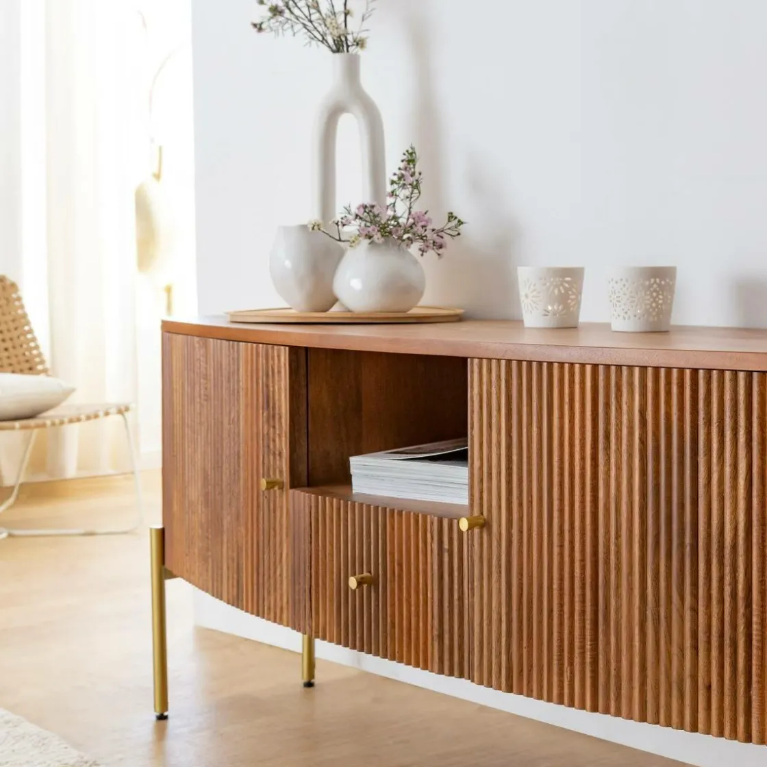 Made in Meubles Meuble Tv<Meuble TV en bois de manguier Cécile