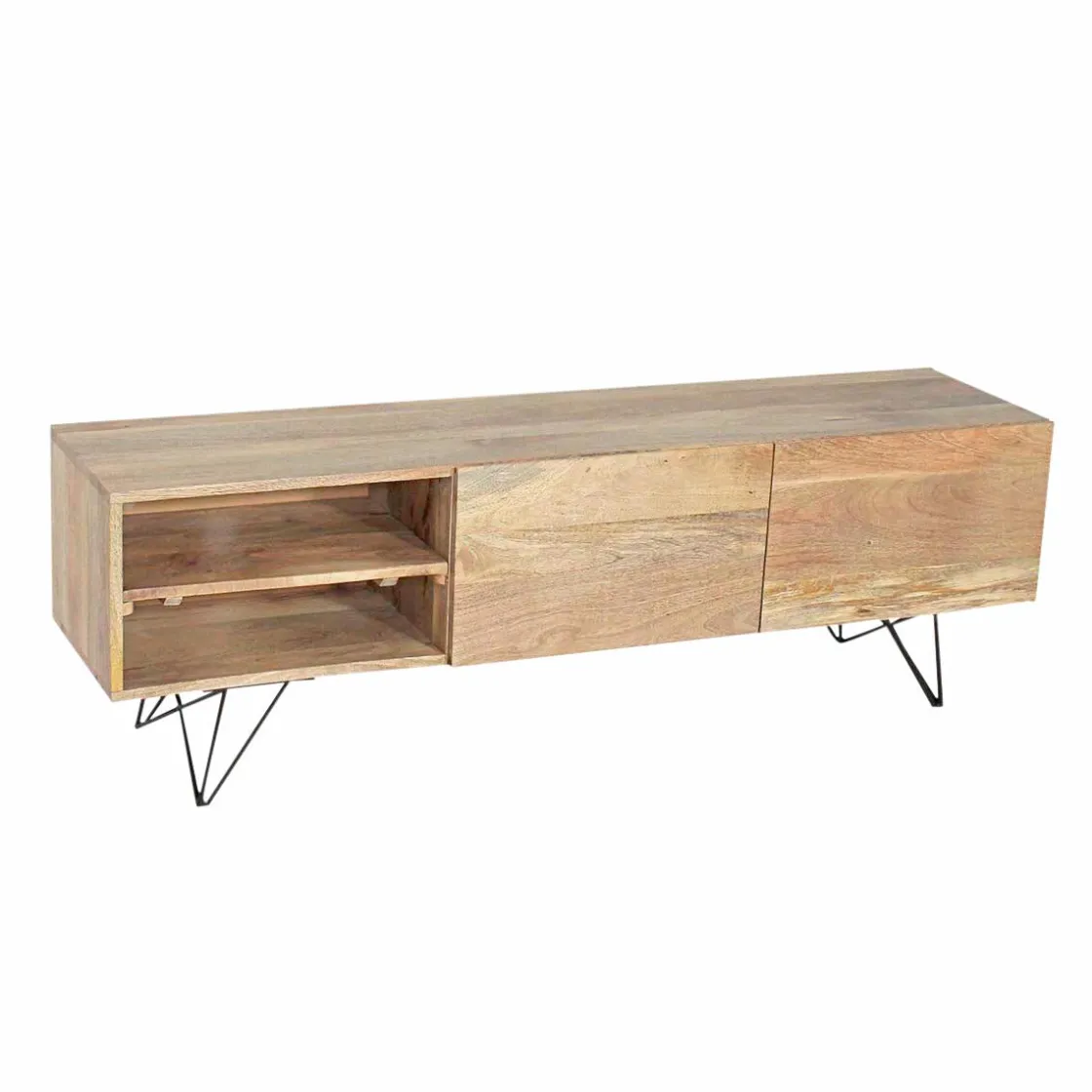 Made in Meubles Meuble Tv<Meuble TV en bois de manguier Carole