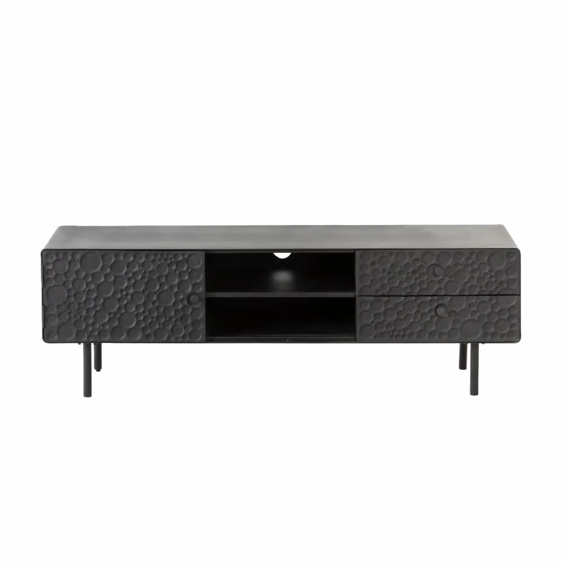 Made in Meubles Meuble Tv<Meuble TV en bois de manguier et métal Liv