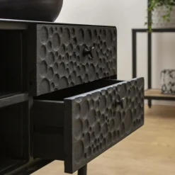 Made in Meubles Meuble Tv<Meuble TV en bois de manguier et métal Liv