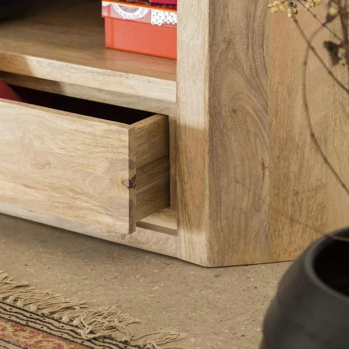 Made in Meubles Meuble Tv<Meuble TV en bois de manguier Lyam