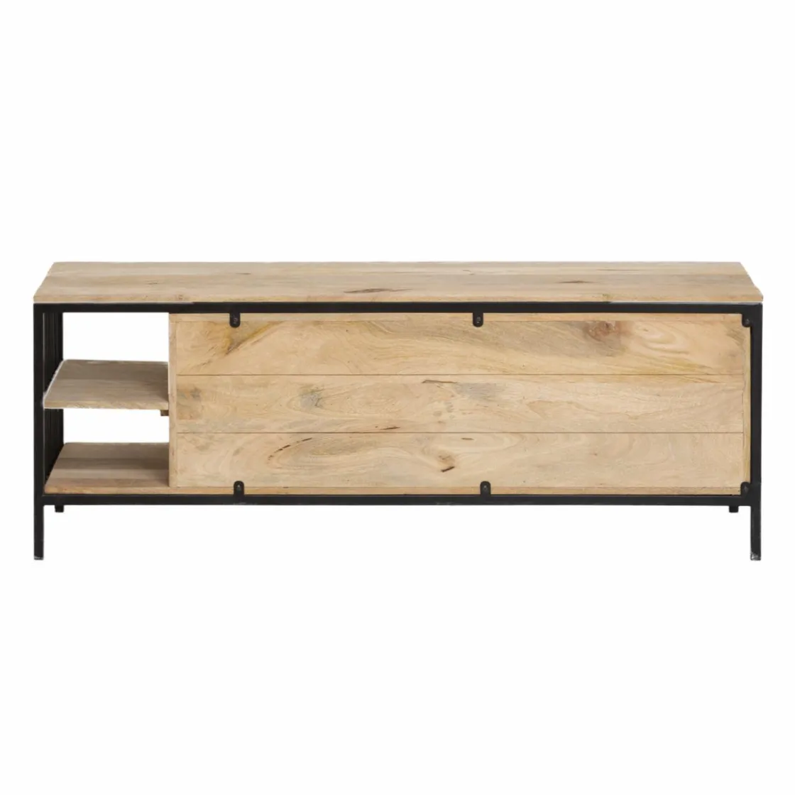 Made in Meubles Meuble Tv<Meuble TV en bois de manguier et métal Héloïse