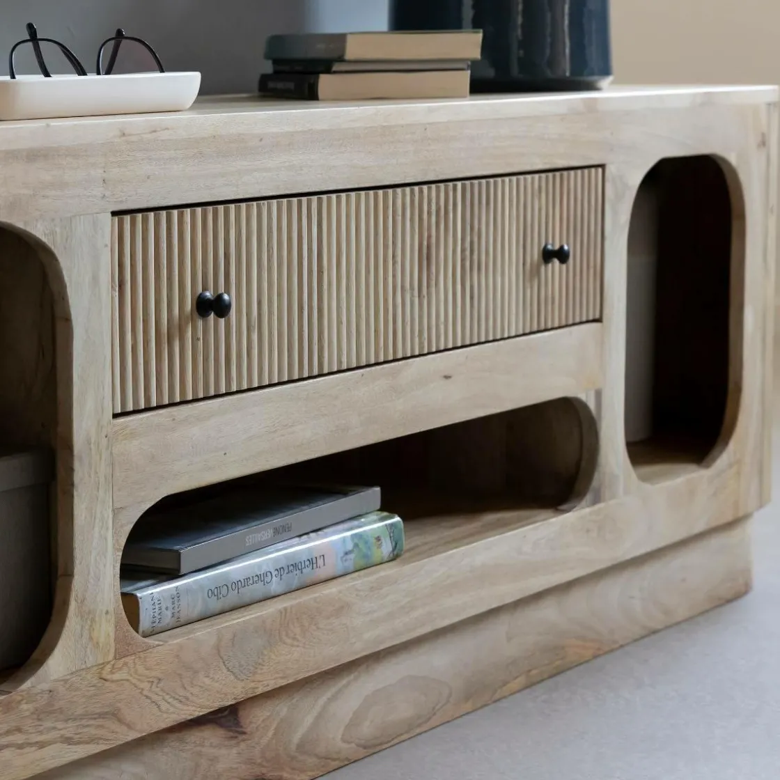 Made in Meubles Meuble Tv<Meuble TV en bois de manguier Amara