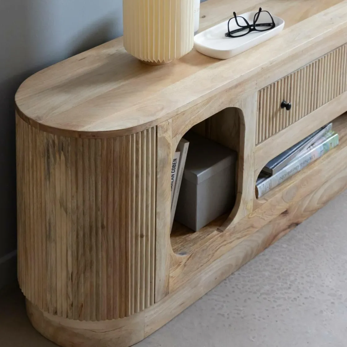 Made in Meubles Meuble Tv<Meuble TV en bois de manguier Amara