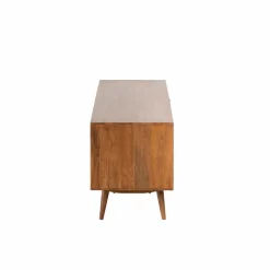 Made in Meubles Meuble Tv<Meuble TV en bois de manguier et cannage Charline