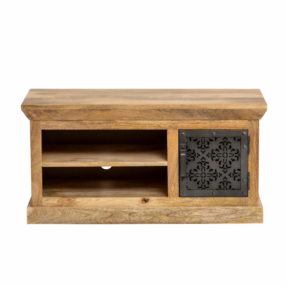 Made in Meubles Meuble Tv<Meuble TV en bois de manguier et métal Sahara