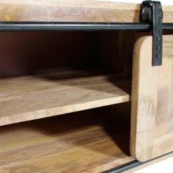 Made in Meubles Meuble Tv<Meuble TV en bois de manguier 120 cm New-York