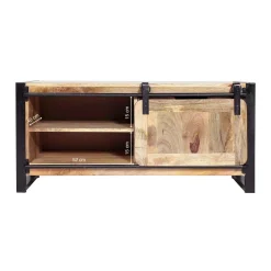 Made in Meubles Meuble Tv<Meuble TV en bois de manguier 120 cm New-York