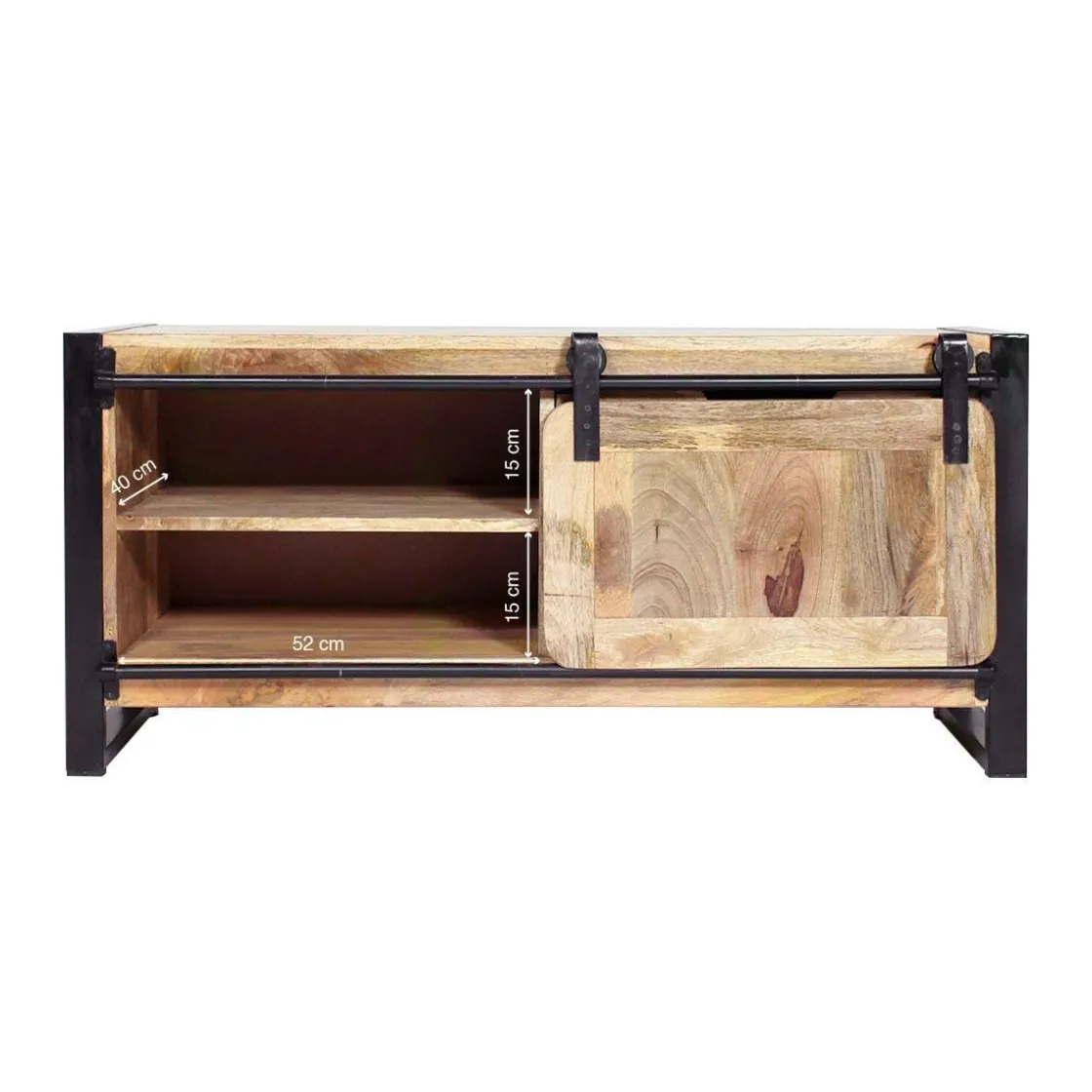 Made in Meubles Meuble Tv<Meuble TV en bois de manguier 120 cm New-York