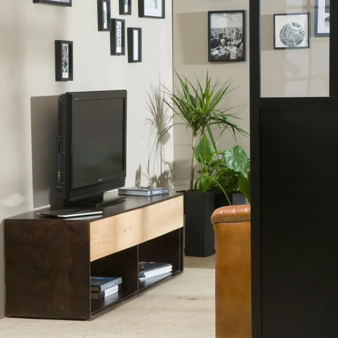 Made in Meubles Meuble Tv<Meuble TV en bois de manguier Harry