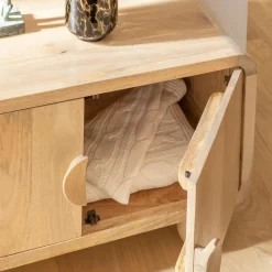 Made in Meubles Meuble Tv<Meuble TV en bois de manguier Horta