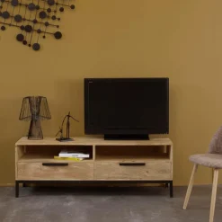 Made in Meubles Meuble Tv<Meuble TV en bois de manguier Pia