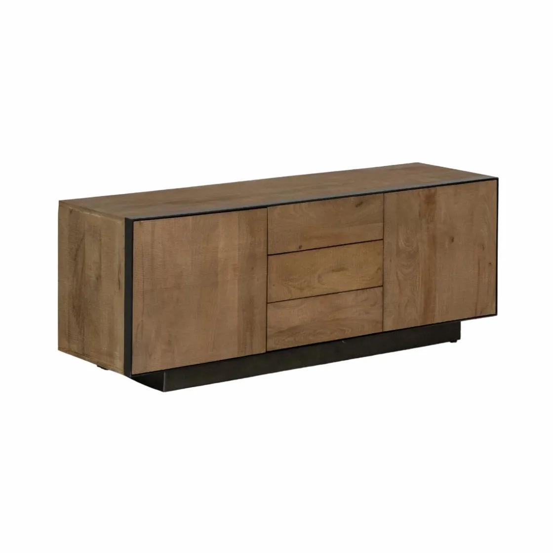 Made in Meubles Meuble Tv<Meuble TV en bois de manguier et métal Isil