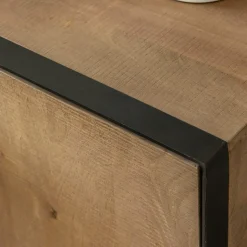 Made in Meubles Meuble Tv<Meuble TV en bois de manguier et métal Isil