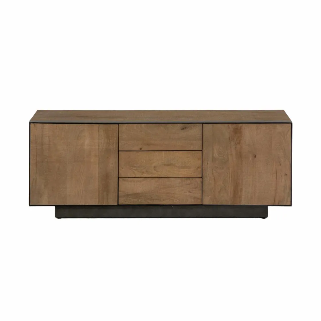 Made in Meubles Meuble Tv<Meuble TV en bois de manguier et métal Isil