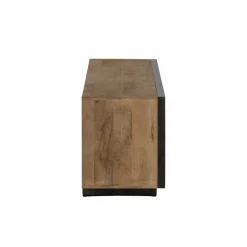 Made in Meubles Meuble Tv<Meuble TV en bois de manguier et métal Isil