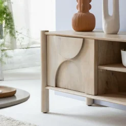 Made in Meubles Meuble Tv<Meuble TV en bois de manguier Tysia