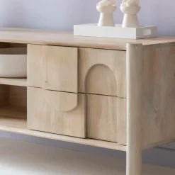 Made in Meubles Meuble Tv<Meuble TV en bois de manguier Tysia