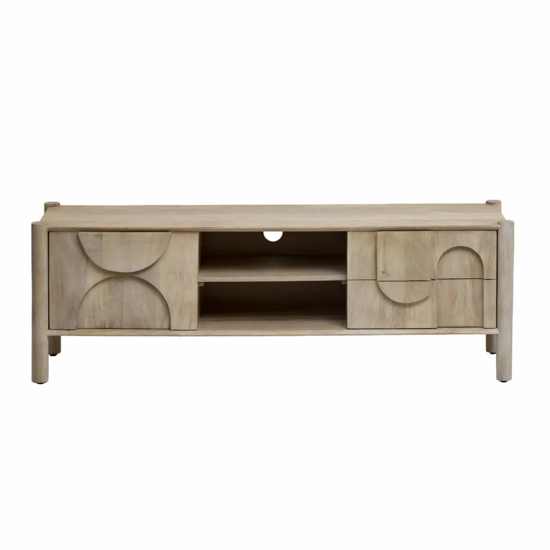 Made in Meubles Meuble Tv<Meuble TV en bois de manguier Tysia