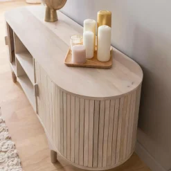 Made in Meubles Meuble Tv<Meuble tv en bois de manguier Macha