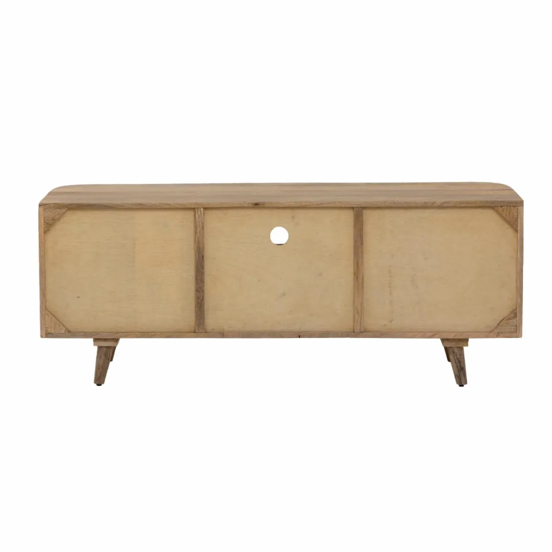 Made in Meubles Meuble Tv<Meuble TV en bois de manguier et cannage Palma