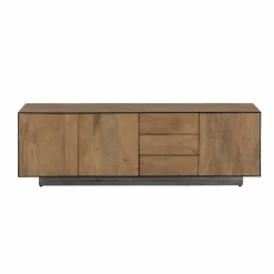 Made in Meubles Meuble Tv<Meuble TV en bois de manguier et métal Isil