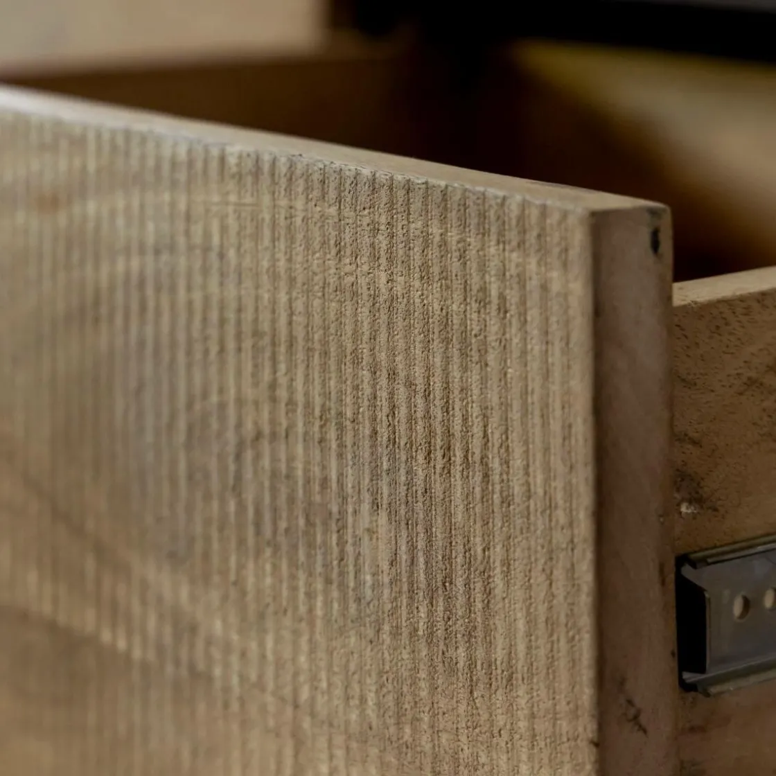 Made in Meubles Meuble Tv<Meuble TV en bois de manguier et métal Isil