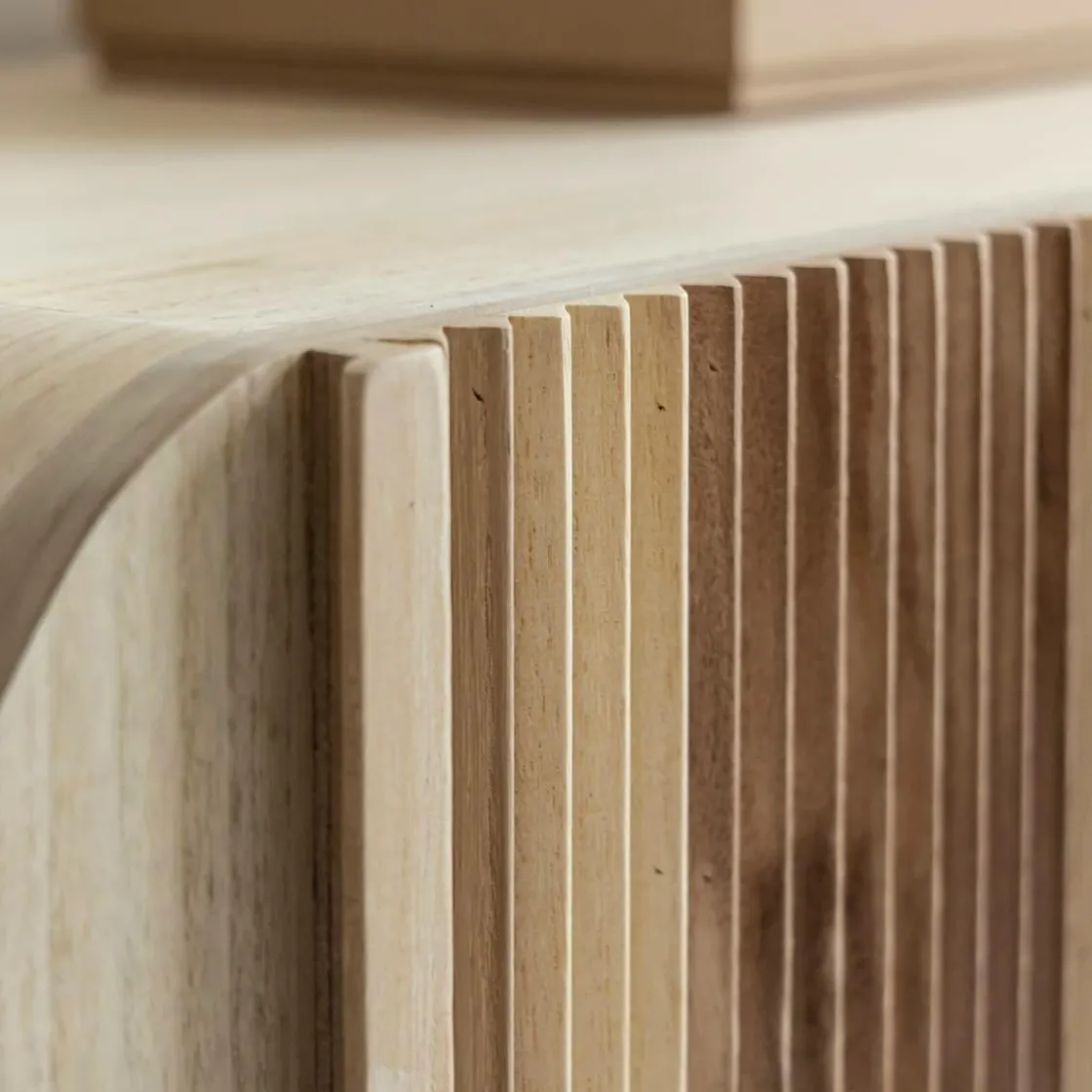 Made in Meubles Meuble Tv<Meuble TV en bois de paulownia Nilo