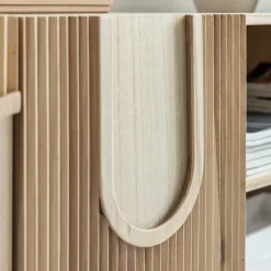 Made in Meubles Meuble Tv<Meuble TV en bois de paulownia Nilo