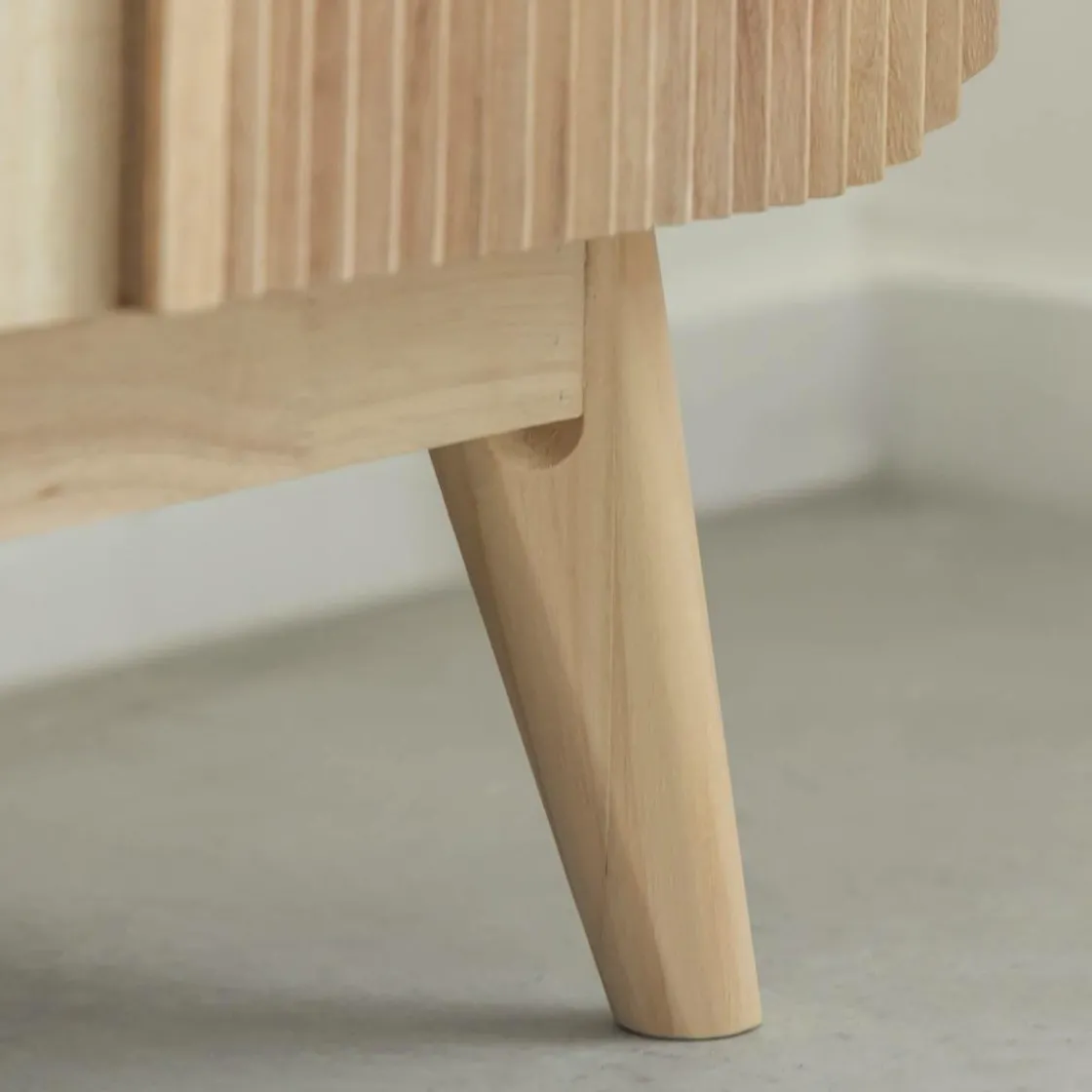 Made in Meubles Meuble Tv<Meuble TV en bois de paulownia Nilo