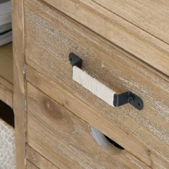 Made in Meubles Meuble Tv<Meuble TV en bois de sapin 112 cm Natural