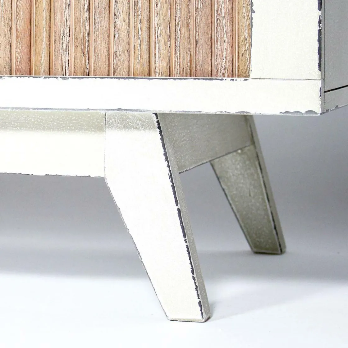 Made in Meubles Meuble Tv<Meuble TV en bois effet patiné Clémentine