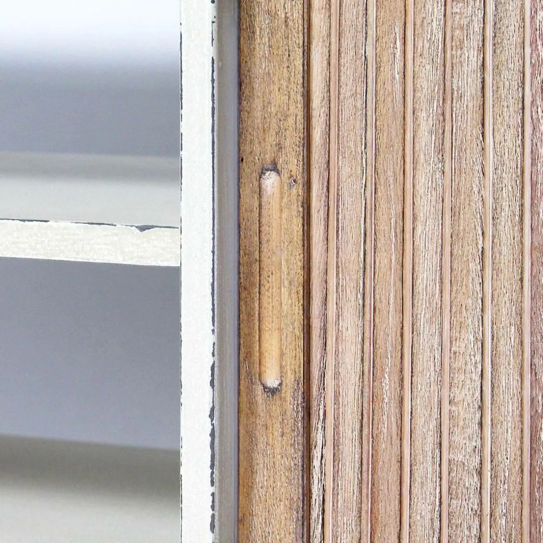 Made in Meubles Meuble Tv<Meuble TV en bois effet patiné Clémentine