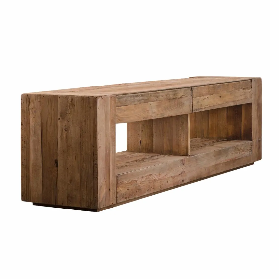 Made in Meubles Meuble Tv<Meuble TV en bois recyclé 210 cm Blaise
