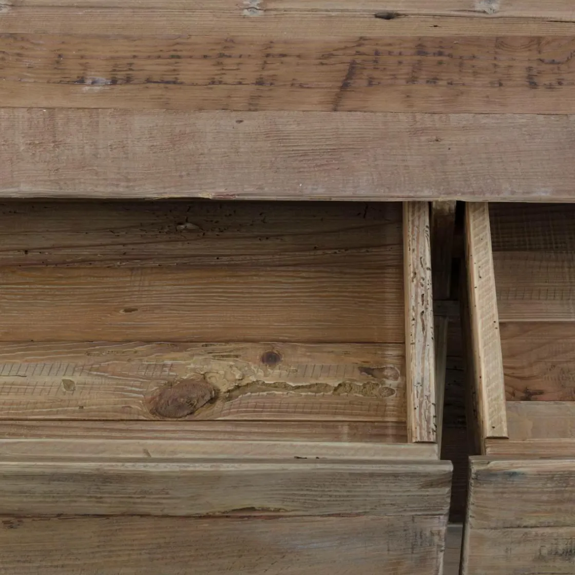 Made in Meubles Meuble Tv<Meuble TV en bois recyclé 210 cm Blaise