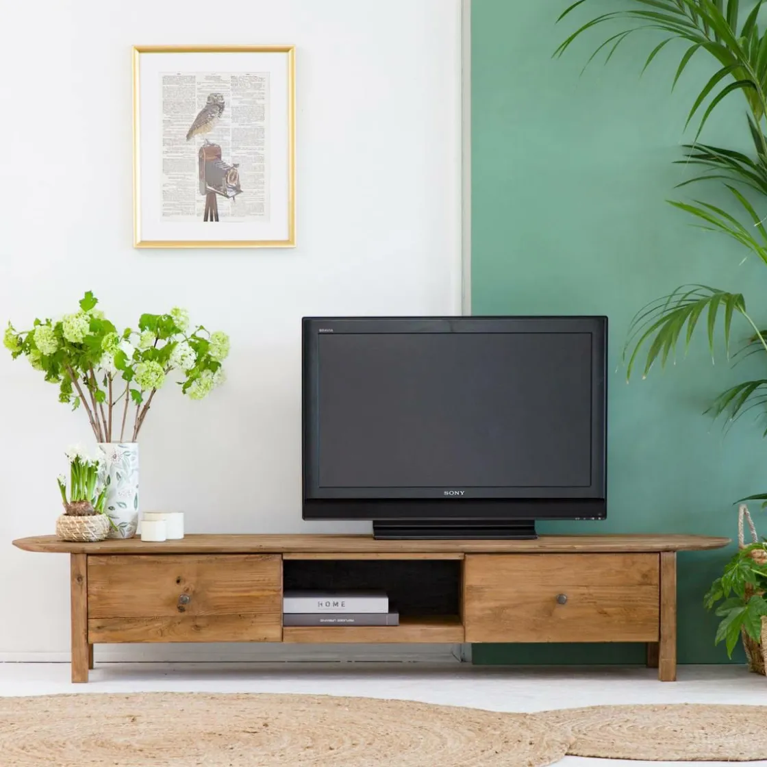 Made in Meubles Meuble Tv<Meuble tv en bois recyclé 185 cm Blaise